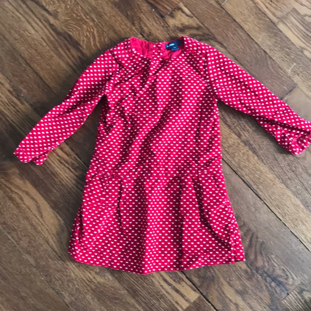 Long sleeve corduroy dress